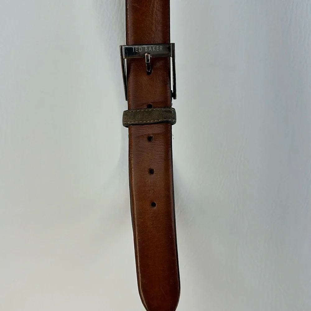 Ted Baker Brown Leather Belt, 38